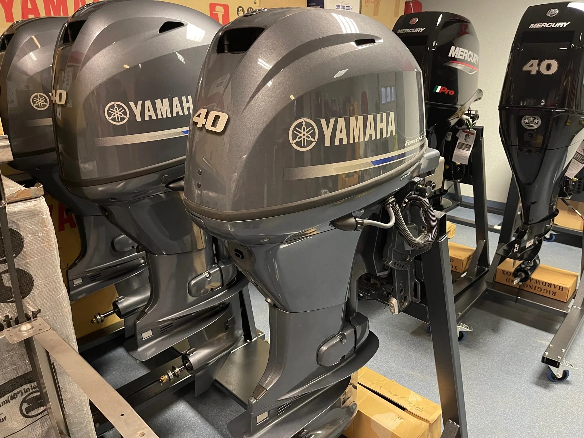 Yamaha 40 hp remote 44